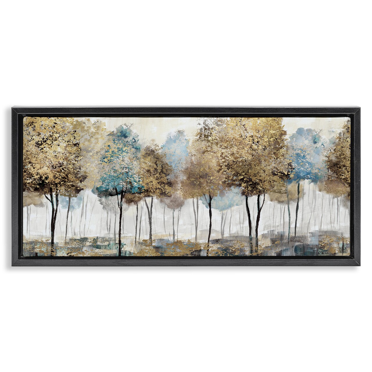 Stupell Industries Rustic Country Orchard Landscape Framed Floater Canvas Wall Art